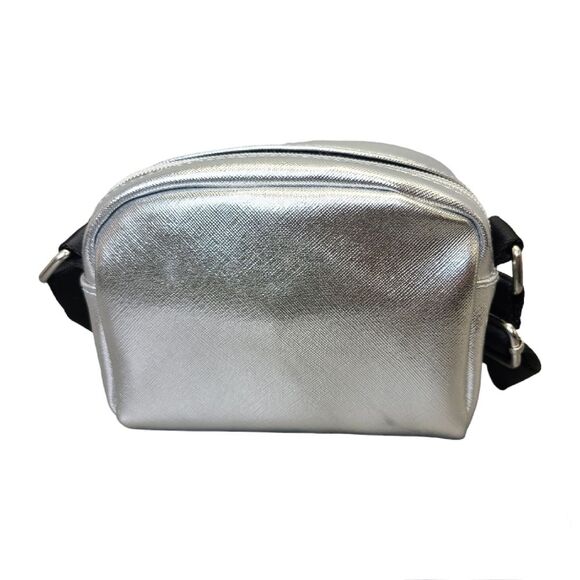 Silver Cybercore Mini Crossbody Bag - Picture 3 of 12